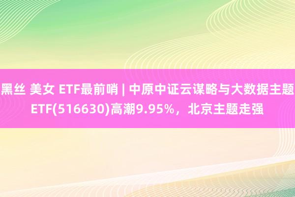 黑丝 美女 ETF最前哨 | 中原中证云谋略与大数据主题ETF(516630)高潮9.95%，北京主题走强