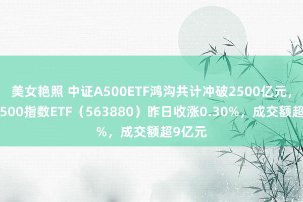 美女艳照 中证A500ETF鸿沟共计冲破2500亿元，中证A500指数ETF（563880）昨日收涨0.30%，成交额超9亿元