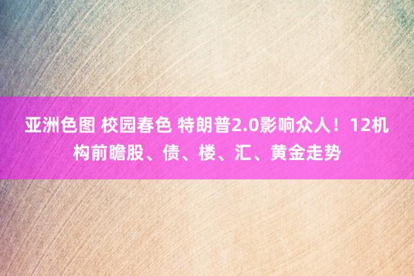 亚洲色图 校园春色 特朗普2.0影响众人！12机构前瞻股、债、楼、汇、黄金走势
