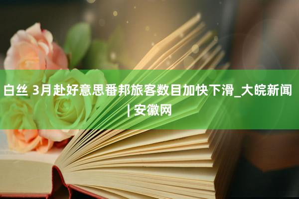 白丝 3月赴好意思番邦旅客数目加快下滑_大皖新闻 | 安徽网