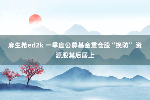 麻生希ed2k 一季度公募基金重仓股“换防” 资源股其后居上